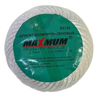 Полипропиленовый шпагат 2ммх130 м, прозрачный, круглый, "MAXIMUM" оптом