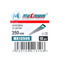 пила по дереву с пластиковой рукояткой 350 мм, 5 tpi, "maximum" mx 13506 оптом