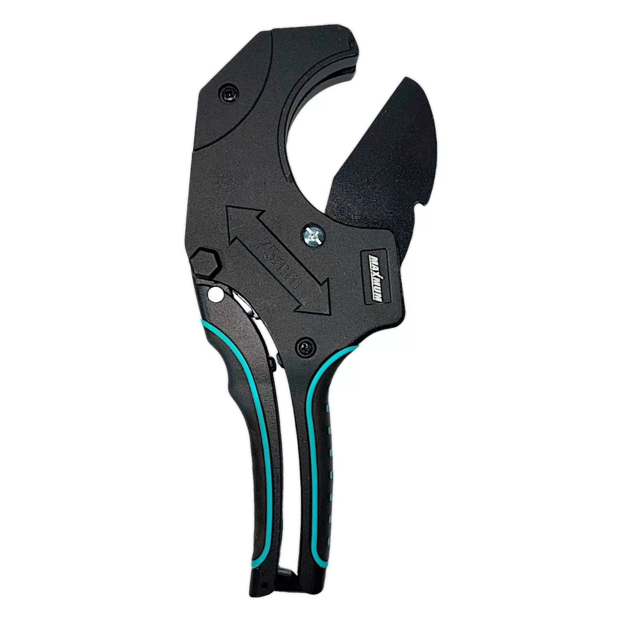 Труборез для толстостенных пластиковых труб d - 75 мм, двухкомпонентные рукоятки, "MAXIMUM" МХ 15982